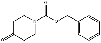 1-(Benzyloxycarbonyl)-4-piperidinone 구조